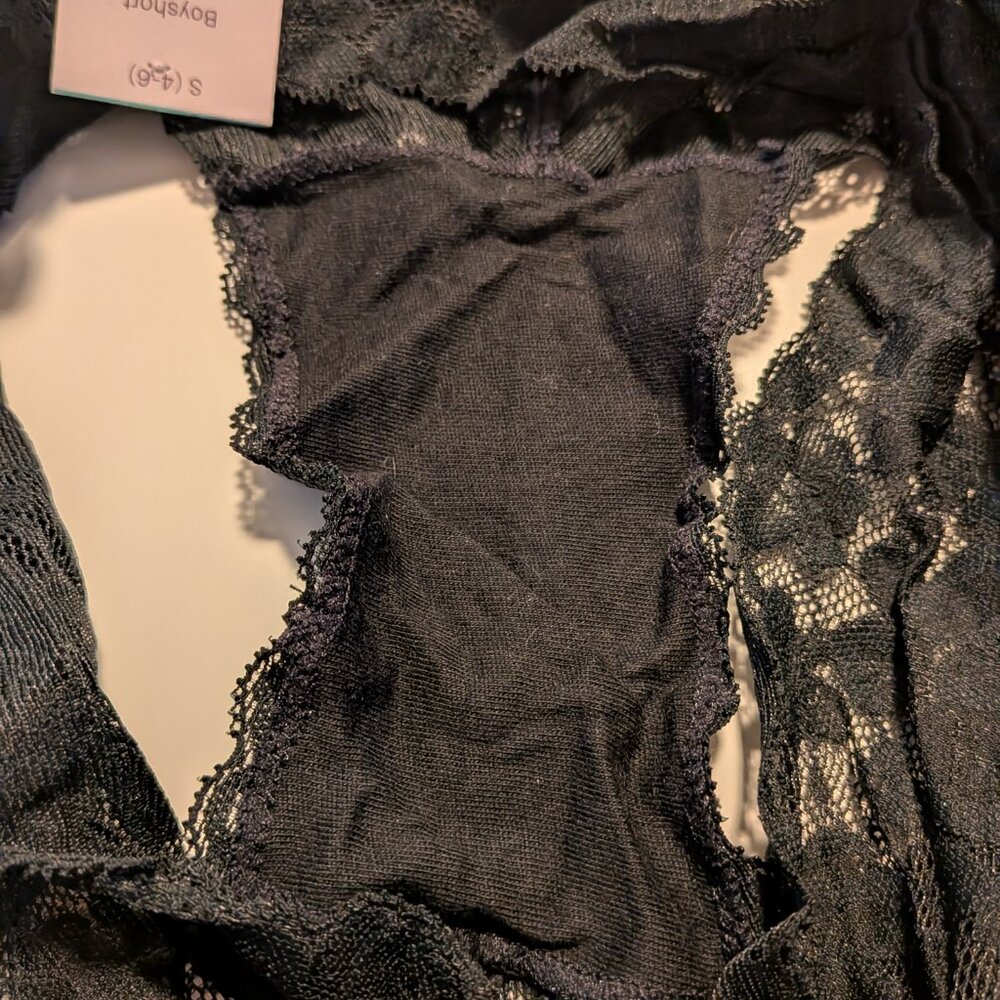 Auden Black Lace Boyshort Underwear NWT - Picture 5 of 7